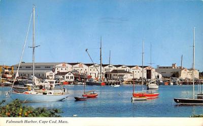 Falmouth Harbor Cape Cod, Massachusetts Postcard