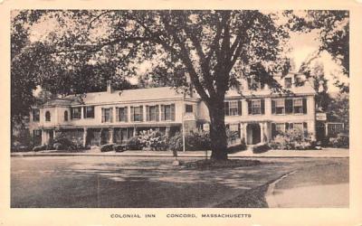 Colonial Inn Concord, Massachusetts Postcard