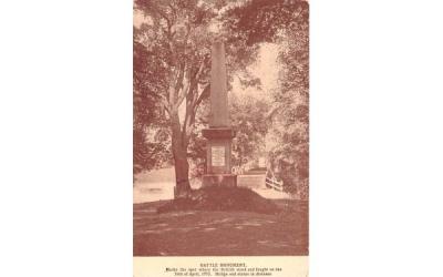 Battle Monument Concord, Massachusetts Postcard