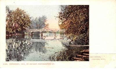 Old Bridge Concord, Massachusetts Postcard