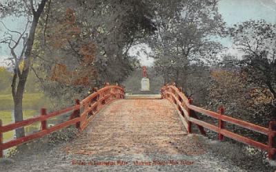 Bridge  Concord, Massachusetts Postcard