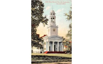 First Parish Church, Unitarian Concord, Massachusetts Postcard