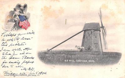 Old Mill Chatham, Massachusetts Postcard