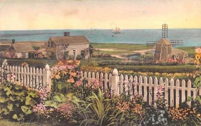 View from the Garden Chatham, Massachusetts Postcard