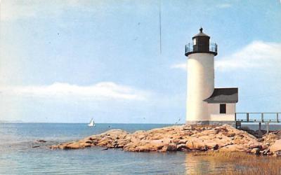 Annisquam Lighthouse Cape Ann, Massachusetts Postcard