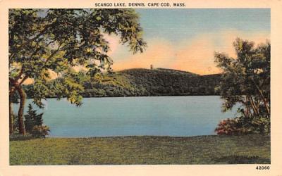 Scargo Lake Cape Cod, Massachusetts Postcard