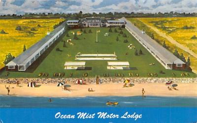 Ocean Mist Motor Lodge Cape Cod, Massachusetts Postcard