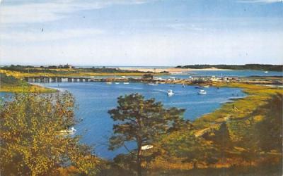 Bridge Street & Mitchell's River Chatham, Massachusetts Postcard