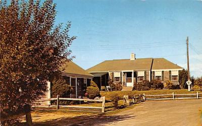 Captains Row Cottages Chatham, Massachusetts Postcard