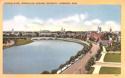 Charles River Cambridge, Massachusetts Postcard