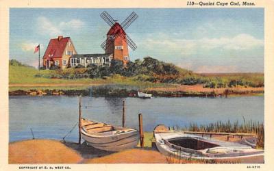 Quaint Cape Cod Massachusetts Postcard