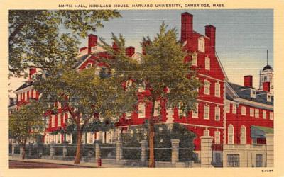 Smith Hall Cambridge, Massachusetts Postcard