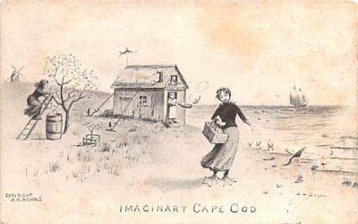 Imaginary Cape Cod Massachusetts Postcard