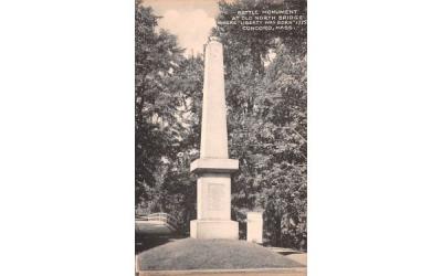 Battle Monument Concord, Massachusetts Postcard