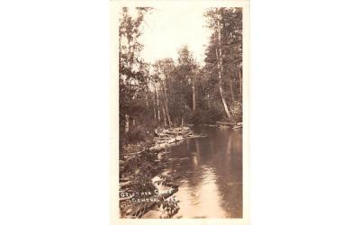 Ogletree Creek Central Lake, Massachusetts Postcard