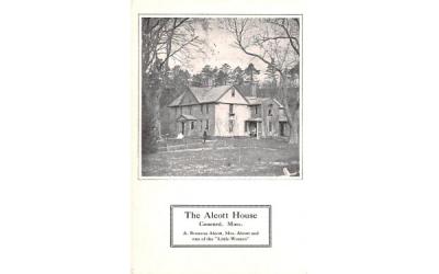 The Alcott House Concord, Massachusetts Postcard