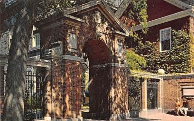 McKean Gate Cambridge, Massachusetts Postcard