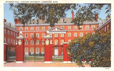 Standish Hall Cambridge, Massachusetts Postcard