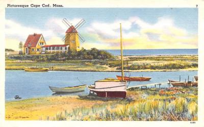 Picturesque Cape Cod Massachusetts Postcard