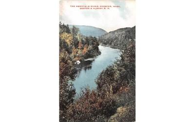 The Westfield River Chester, Massachusetts Postcard