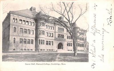 Seaver Hall Cambridge, Massachusetts Postcard
