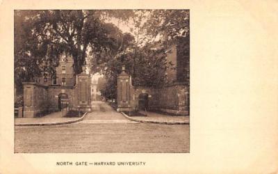 North Gate Cambridge, Massachusetts Postcard