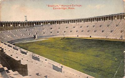 Stadium Cambridge, Massachusetts Postcard