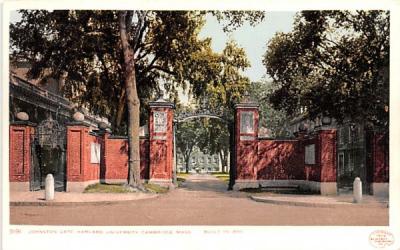 Johnston Gate Cambridge, Massachusetts Postcard