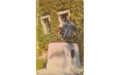 The John Harvard Statue Cambridge, Massachusetts Postcard