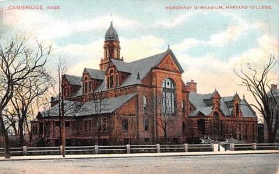 Hemenway Gymnasium Cambridge, Massachusetts Postcard