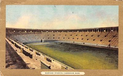 Harvard Stadium Cambridge, Massachusetts Postcard