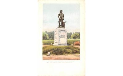 The Miunute Man Concord, Massachusetts Postcard