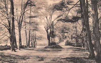 British Graves Concord, Massachusetts Postcard