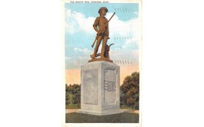 The Minute Man Concord, Massachusetts Postcard