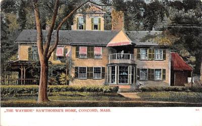 The Wayside Concord, Massachusetts Postcard