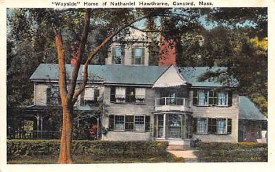 Wayside Concord, Massachusetts Postcard