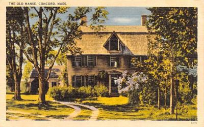 The Old Manse Concord, Massachusetts Postcard