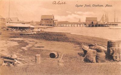 Oyster Pond Chatham, Massachusetts Postcard