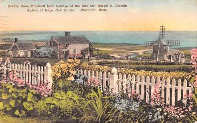 Cockle Cove Windmill Chatham, Massachusetts Postcard