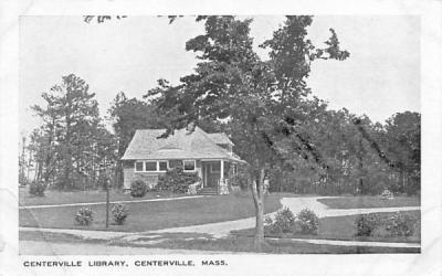 Centerville Library Massachusetts Postcard