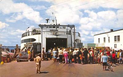 Island Ferry Boat Cape Cod, Massachusetts Postcard