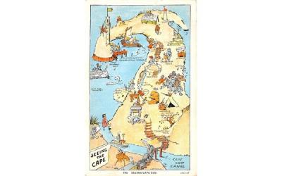 Seeing The Cape Cape Cod, Massachusetts Postcard