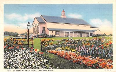 Gardens at the Cinema Cape Cod, Massachusetts Postcard
