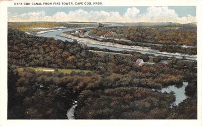 Cape Cod Canal  Massachusetts Postcard
