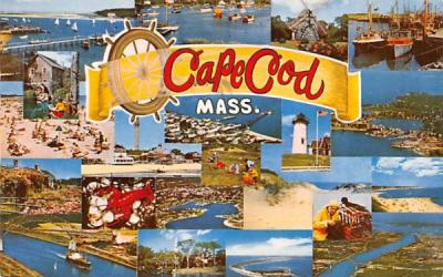 Cape Cod Mass. Massachusetts Postcard
