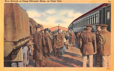 New Arrivals  Camp Edwards, Massachusetts Postcard
