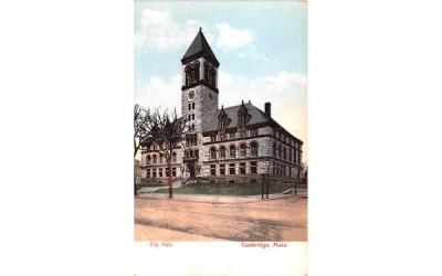 City Hall Cambridge, Massachusetts Postcard