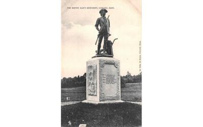 The Minute Man's Monument Concord, Massachusetts Postcard