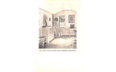 May Alcott's Room Concord, Massachusetts Postcard