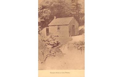 Thoreau's Home  Concord, Massachusetts Postcard